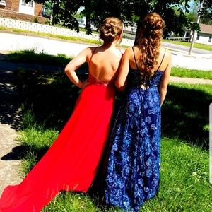 SPARKLY PROM DRESS!!